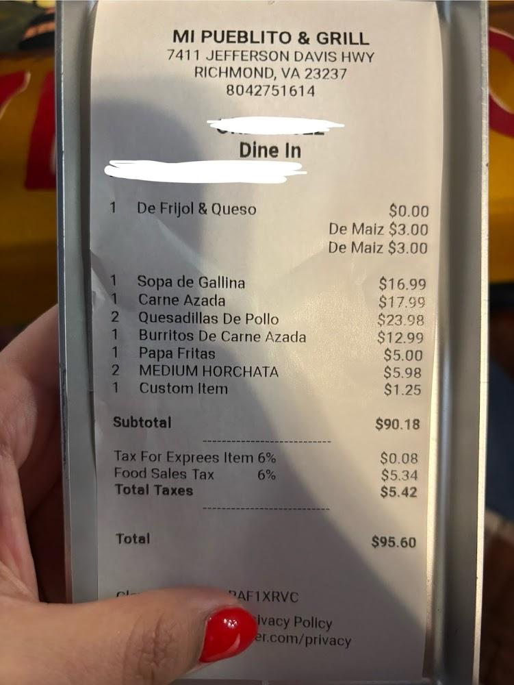 MI PUEBLITO Pizzeria & Restaurant Menu image 2